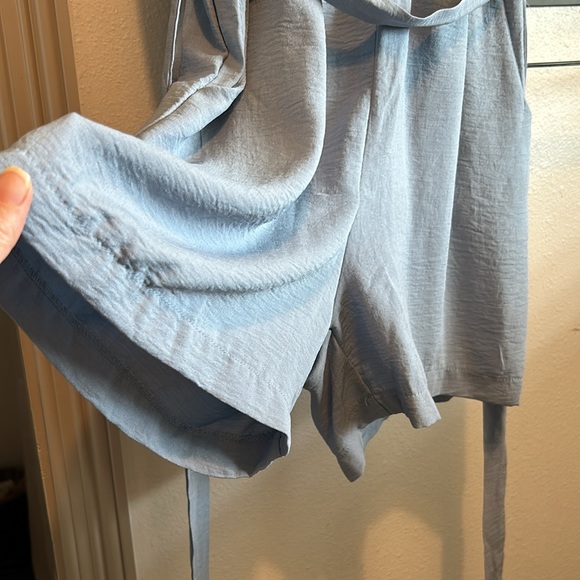 Monteau Los Angeles baby blue romper - Picture 2 of 7